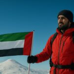 Emirati Adventurer Rashid Al Shamsi Raises UAE Flag on Europe’s Highest Peak