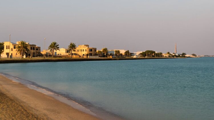 Al Sila’ coastline in Abu Dhabi, UAE